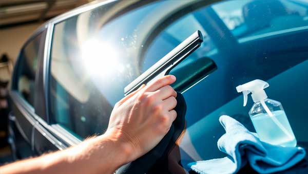 Уход за автомобильными стеклами: чистка и антидождь